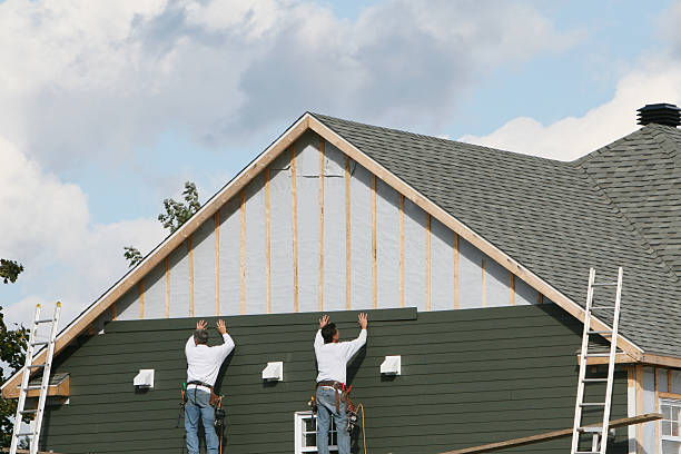 Professional Siding Repair technician working in Hastings, PA